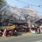 お滝不動尊で祐気取りとお花見を楽しむと…